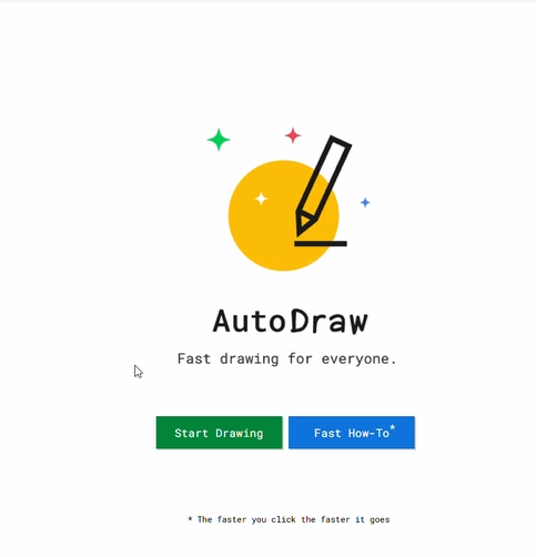 kostenlose KI Zeichenseite AutoDraw Vorschläge